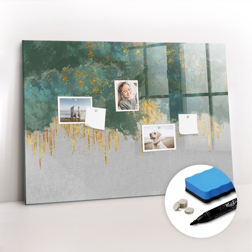 Wandtafel magnetboard glas - wandtafel,