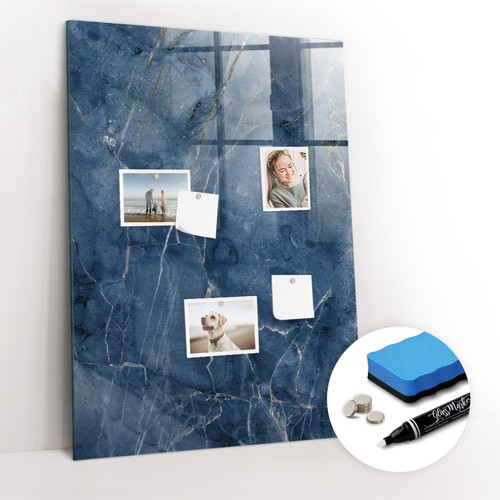 Magnetwand glas mit marker - glas,