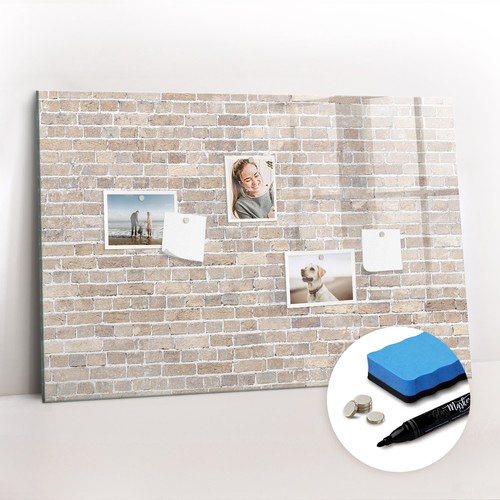 Magnetische glas pinnwand - magnetische,