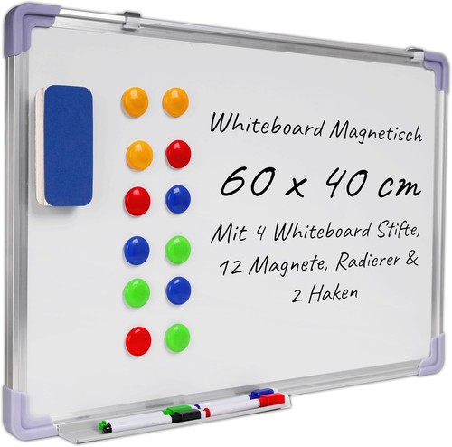 Whiteboard magnetisch 60x40cm - whiteboard,