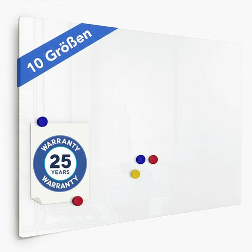 Polarweiss glas whiteboard - glas,