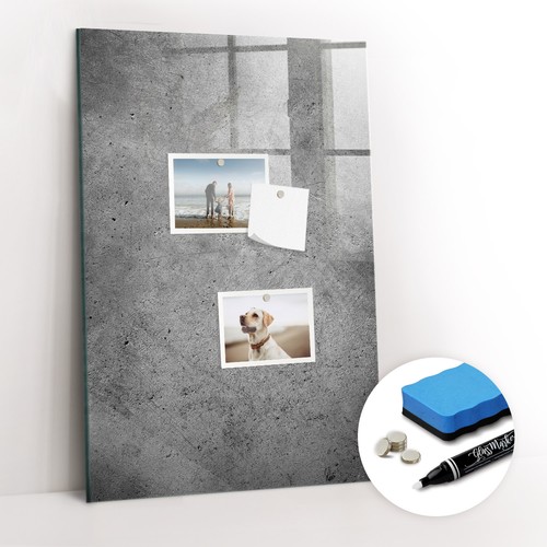 Glasmagnettafel mit stift - mit,