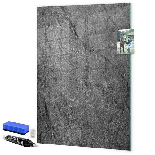 Glas schreibtafel magnetisch - glas,