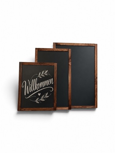 Kreidetafel schwarz mit